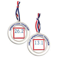 Item 459004 Marathon Finisher Medal Ornament
