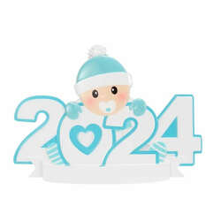 Item 459029 thumbnail 2024 Baby Boy Ornament