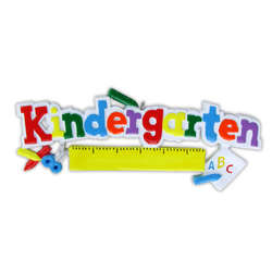 Item 459037 Kindergarten Word Ornament
