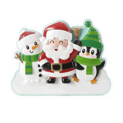 Item 459039 thumbnail Cute Christmas Characters Family Of 3 Ornament
