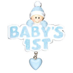 Item 459088 Blue Baby Boy Ornament