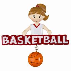Item 459171 Basketball Girl Ornament