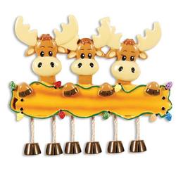 Item 459261 Personalizable Moose Family of 3 Ornament