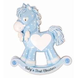 Item 459286 Rocking Horse Boy Ornament