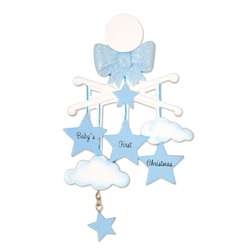 Item 459288 Blue Baby Mobile Ornament