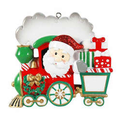Item 459295 Santa Train Ornament
