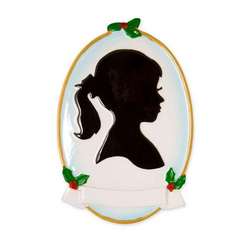 Item 459306 Girl Silhouette Ornament