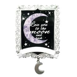 Item 459317 Chalkboard To The Moon And Back Ornament