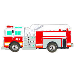 Item 459364 Fire Truck Ornament