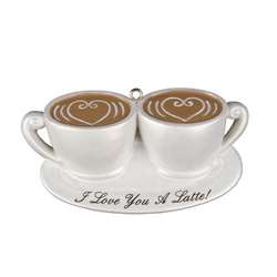 Item 459368 I Love You Latte Ornament