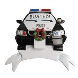 Item 459414 Police Car Ornament