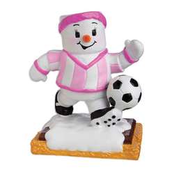 Item 459440 Marshmallow Soccer Player Girl Ornament