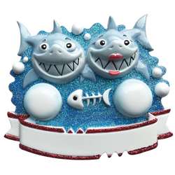 Item 459509 Shark Couple Ornament
