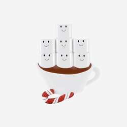 Item 459543 Hot Chocolate Family Of 7 Ornament