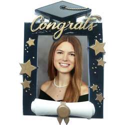 Item 459556 Diploma Picture Frame Ornament