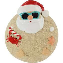 Item 459567 Sand Santa Ornament