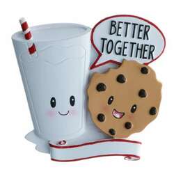 Item 459578 thumbnail Better Together With Milk Cookies Ornament