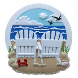 Item 459595 Beach Chairs Family Of 2 Ornament