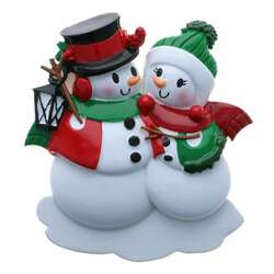 Item 459605 Snowman Family Of 2 Ornament