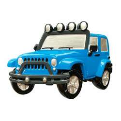 Item 459621 Jeep 4x4 Blue Ornament