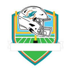 Item 459705 thumbnail Miami Dolphins Shield Ornament