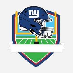 Item 459709 thumbnail New York Giants Shield Ornament