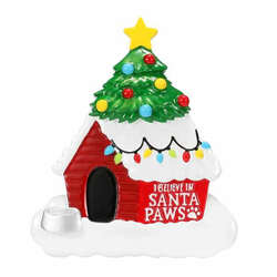 Item 459744 thumbnail I Believe In Santa Paws Dog House Ornament