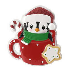 Item 459751 thumbnail Holiday Penguin In Hot Cocoa Mug Ornament