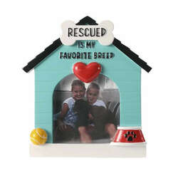 Item 459753 thumbnail Rescued Is My Favorite Breed Picture Frame Ornament