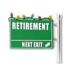 Item 459768 thumbnail Retirement Road Sign Ornament