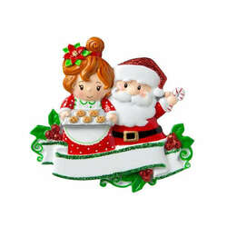 Item 459772 Santa And Mrs Claus Couple Ornament