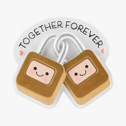 Item 459785 thumbnail Two Locks Together Forever Ornament