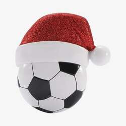 Item 459791 thumbnail Soccer Ball With Santa Hat Ornament