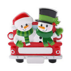 Item 459827 thumbnail Back Of Red Truck Family Of 2 Ornament