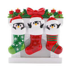 Item 459837 thumbnail Mismatched Stocking Family Of 3 Ornament
