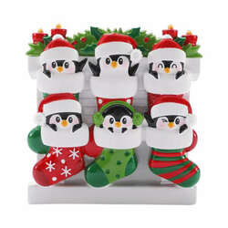 Item 459840 thumbnail Mismatched Stocking Family Of 6 Ornament