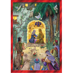 Item 473006 Peaceful Nativity Advent Calendar