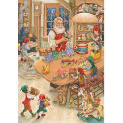 Item 473016 Santa Toy Shop Advent Calendar