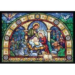Item 473029 Stained Glass Advent Calendar