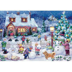 Item 473063 Snowman Celebration Advent Calendar