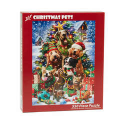 Item 473094 thumbnail Christmas Pets Jigsaw Puzzle