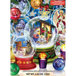 Item 473144 thumbnail Nativity Snow Globe Chocolate Advent Calender