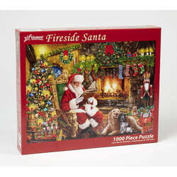 Item 473161 thumbnail Fireside Santa Jigsaw Puzzle 1000pc
