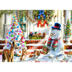 Item 473171 thumbnail Snowman and Friends Jigsaw Puzzle