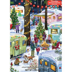 Item 473177 Camping For Christmas Chocolate Advent Calendar