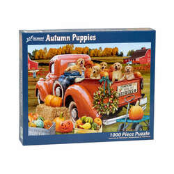 Item 473182 Autumn Puppies Jigsaw Puzzle 1000pc
