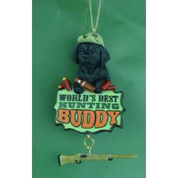 Item 483079 World's Best Hunting Buddy Ornament