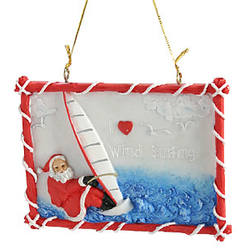 Item 483168 Santa Wind Surfing Ornament