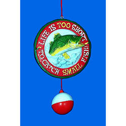Item 483421 Fish With Bobber Ornament