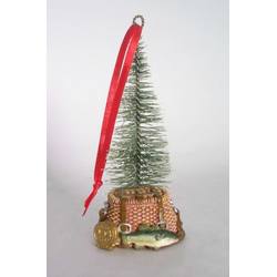 Item 483589 Tree On Creel With Fish Ornament